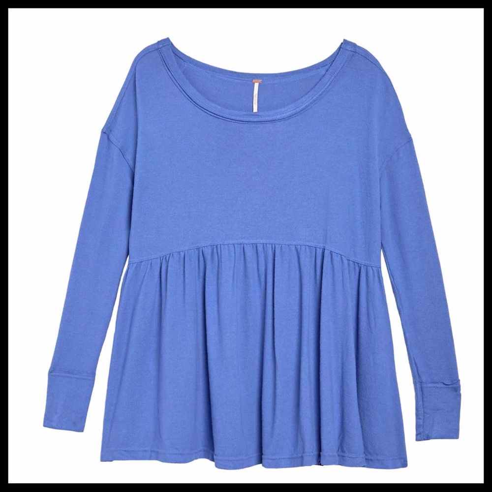 FREE PEOPLE BOHO FLOWY TUNIC TOP TEE A2C - Picture 8 of 16